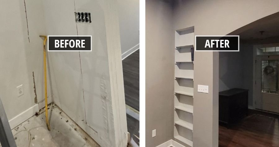 Frozen Furnace Water Damage in the Attic