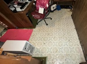 basement office-during 